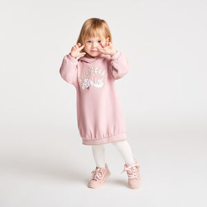 Sweatjurk voor meisjes met capuchon en print van een hond en kat 