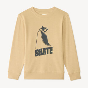 Sweater met lange mouwen van fleece voor jongens 