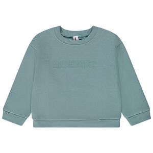 Oversize Fleece Sweatshirt met Borduursel voor Baby Jongens 