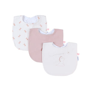 Lot de 3 bavoirs éponge Popsie, Gigi & Louli 