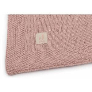 Couverture berceau 75x100cm Cosy Knit Wild Rose 