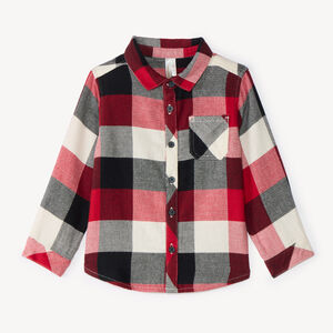 Chemise manches longues à carreaux bébé garçon 