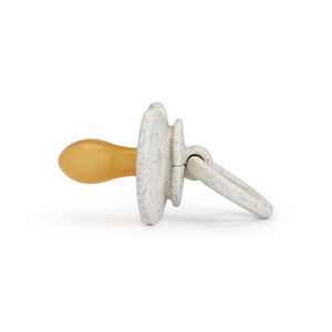 Sucette en bambou avec tétine en latex 0-6M vanilla white 