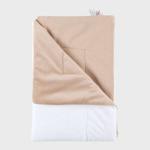 Deken fluweel 75x100cm Fluffy Orso Lily Ecru 