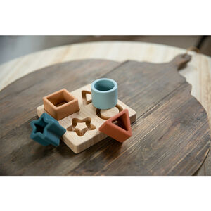 Jeu trieur de formes en bambou Shape Cool 