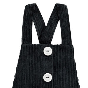 Korte salopette in ribfluweel, voor meisjes. 