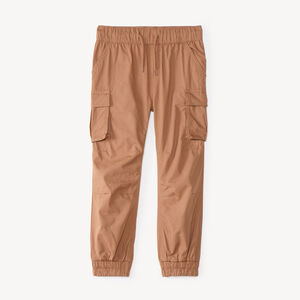 Joggingbroek voor jongens in een enkele kleur met cargo-stijl 