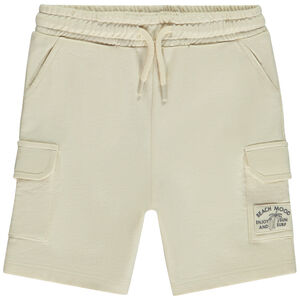Bermuda fleece uni cargo voor baby jongen 