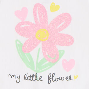 Glitterprint tanktop voor babymeisjes 