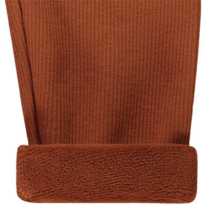 Ribbroekje met fleecevoering in effen kleur voor meisje 