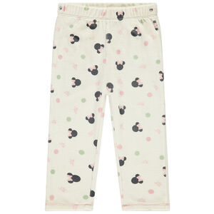 Pyjama 2 pièces Minnie Disney pour bébé fille avec finitions différentes selon l'âge 