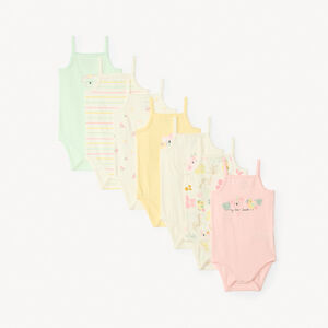 Set van 7 mouwloos romper met koala motief voor meisjes bébé. 