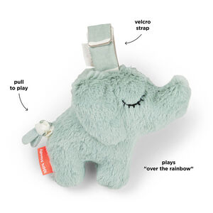 Peluche musicale Elphee Bleu 