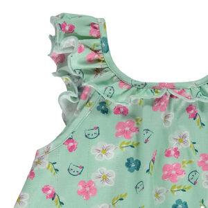 Tuniek met korte mouwen en volant voor meisjes 