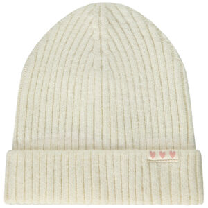 Muts in effen ribbel voor meisjes 