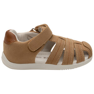 Nu-pieds effet peau retournée à bout fermé 