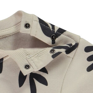 Sweat manches longues en molleton et imprimé fantaisie pour bébé garçon 