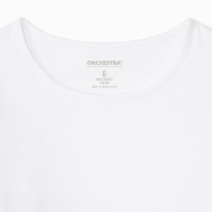 Set van 3 witte t-shirts met lange mouwen voor meisjes 