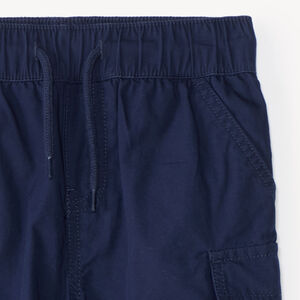 Joggingbroek voor jongens in een enkele kleur met cargo-stijl 