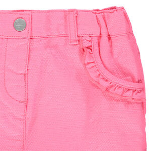 Short en maille à poches volantées 