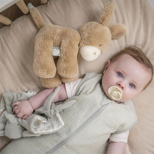 Peluche Âne 30cm Caramel 