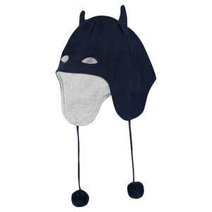 Tricotmuts van BATMAN met jerseyvoering met pompons 