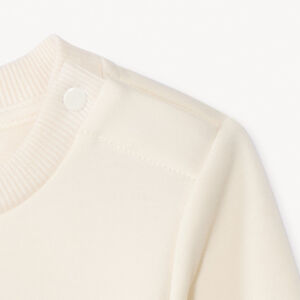 Sweatshirt van fleece met 3D lusjespatches voor babymeisje 