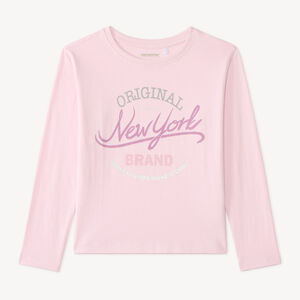 Langarm T-shirt voor meisjes met print 