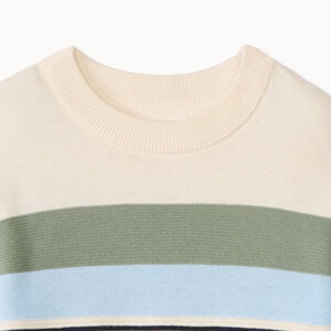 Gebreide fantasietrui met colour block effect jongens 