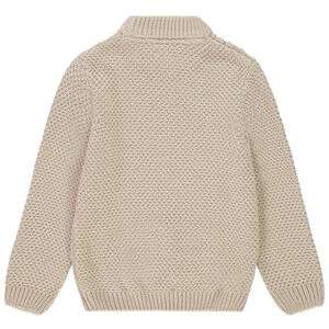 Pull manches longues fantaisie en tricot torsadé garçon 