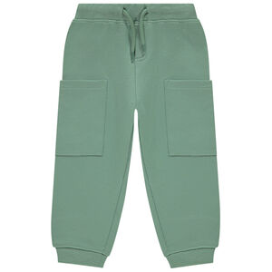 Joggingbroek in fleece met cargozakken voor baby jongens 