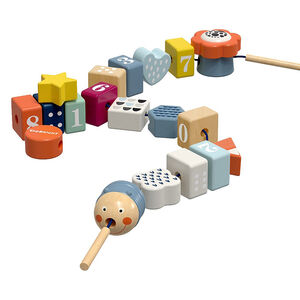 Jeu éducatif Enfilage Chenille 18M+ 