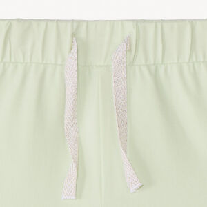 Short van uni kleur jersey voor babymeisjes 