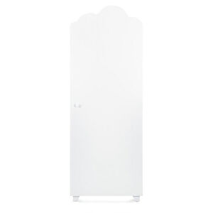 Armoire 1 porte Nuage - Blanc laqué 
