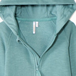 Vest in fleece met kap en 3D-berenoor voor babyjongens 