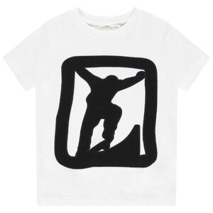 T-shirt manches courtes à patch pour garçon 