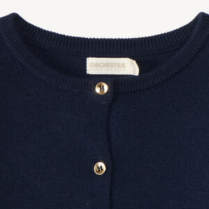 Uni gebreide lange mouwen vest voor meisjes 