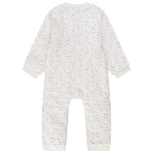 Surpyjama ouatiné imprimé lapins fille 