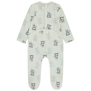 Lot de 3 dors-bien motifs singe pour bébé garçon avec ouvertures différentes selon l'âge 