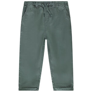 Pantalon droit en toile unie pour bébé garçon 