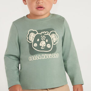 Langarm T-shirt met koala-print voor babyjongen 