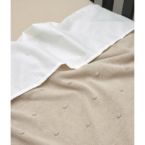 Deken Mini Knots - Sand - 100x150 cm 