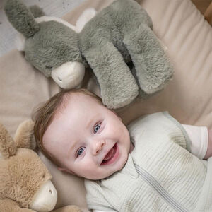 Peluche Âne 30cm Vert Foncé 