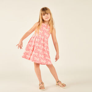 Robe débardeur imprimé fantaisie pour fille 