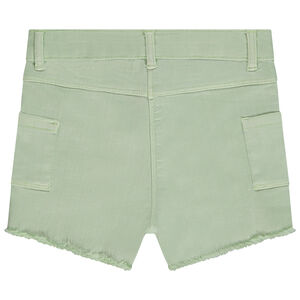 Short in jeans met opgestikte zakken voor meisjes 