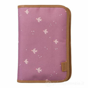 Pochette à langer + tapis à langer Hirondelle Rose 