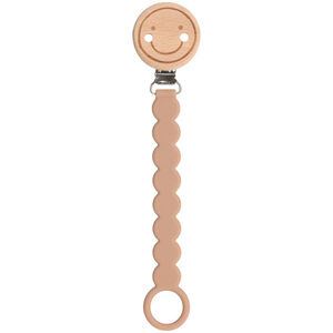 Fopspeenhouder Hout & Silicone Tiny Smile Esdoorn 