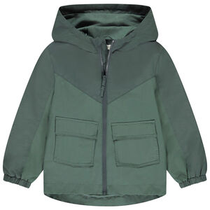 Windjack in twill met zakken voor jongens 