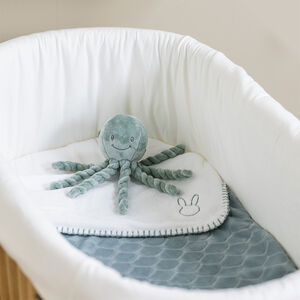 pluche octopus Lapidou groen-grijs 