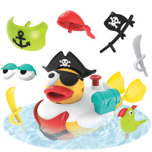 Badspeelgoed - Create 'n spray Pirateneend + 13 Accessoires 
